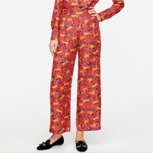 J crew collection jungle print pants